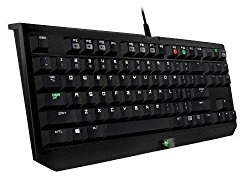 Razer BlackWidow Tournament Edition 2014 Stealth - Teclado QWERTY Inglés Para Juegos, Color Negro (PC)
