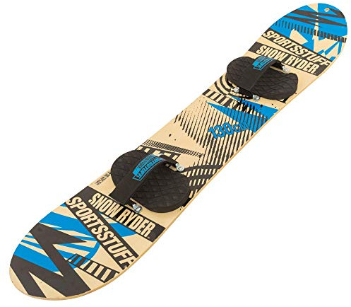 SportsStuff Snow Ryder 130 cm, Beginners Board, Hardwood Construction, Easy Adjustment, Blue