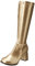 Ellie Shoes Stivali da donna Go-Go, gold, 39 EU