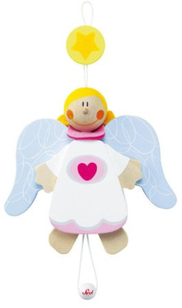 Trudi 82658 - Hampelmann Schutzengel Mädchen -14 cm -Hampelmänner