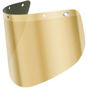 Rudolf Uhlen Schutzscheibe aus PC, 500x250x1 mm goldbedampft und Lackversiegelung, 2 Stück, grün, GFKVI001-6