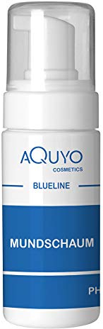 Blueline Mundschaum 100ml, Munddusche für eine gesunde Mundhygiene, antibakterielle Mundspülung, Zahnspangenreiniger