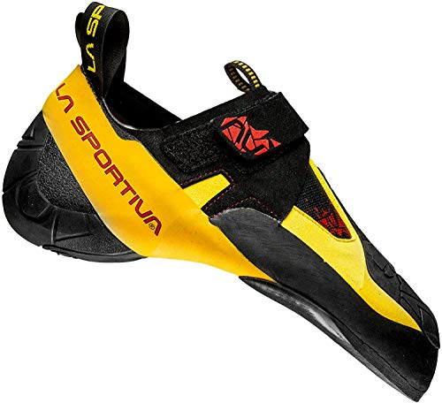 LA SPORTIVA Skwama Gelb-Schwarz - Sensibler Flexibler Kletterschuh, Größe EU 40 - Farbe Black - Yellow