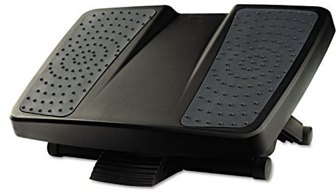 Fellowes - Ultimate Professional Series - ergonomische Fußstütze höhenverstellbar mit Massageeffekt - Neigbare Fußstütze für Büro und Zuhause, hebt Füße und Beine