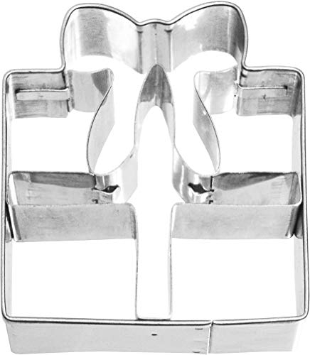Birkmann 190641 Ausstechform Geschenk mit Innenprägung, 6,5 cm