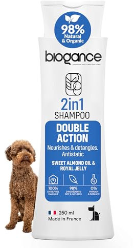 Biogance BGCS250 Hunde Shampoo, 2 in 1, 250 ml