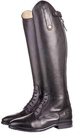 HKM Unisex Valencia- Standardlänge/-weite Reitstiefel, Schwarz, 46