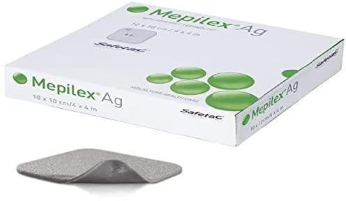 molnlycke Mepilex AG Medicazione Hydro Cellulare 10 x 10 cm Confezione da 5