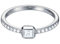 Esprit Damen-Ring Pico Glam 925 Silber rhodiniert Zirkonia weiß Rechteckschliff