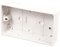 kenable Surface Mount Back Box Pattress Box 2 Gang 25mm