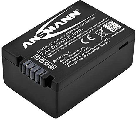 Ansmann 1400-0026 - A-Pan DMW BMB 9E Li-Ion, batería 7,4V/900mAh para cámara Digital de Fotos Panasonic