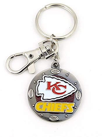 aminco NFL Kansas City Chiefs Impact Schlüsselanhänger, Silber, Einheitsgröße