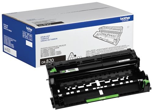 Brother Genuine-Drum Unit, DR820, Seamless Integration, Yields Up to 30,000 Pages, Black