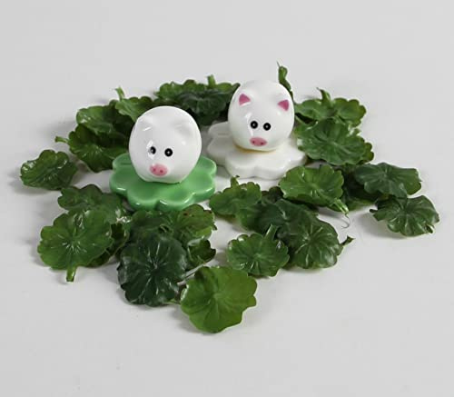 Holst Porzellan ACS 012 Porzellanfigur Glücksschweinchen Lucky Pig, weiß, 3 x 3 x 2.5 cm, 12 Einheiten