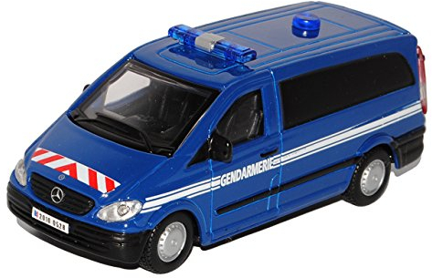 Bburago Mercedes-Benz Vito Gendarmerie Polizei Schweiz Ab 2007 1/50 Modell Auto mit individiuellem Wunschkennzeichen