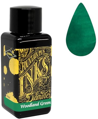 Diamine - Füllhalter-Tinte, Woodland Green 30ml