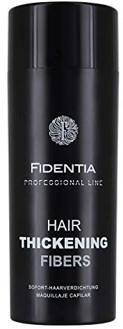Fidentia Premium Schütthaar zur Haarverdichtung & Ansatzkaschierung | Haarpuder Streuhaar 100% natürlich & vegan aus Baumwolle - 28g, Hellbraun