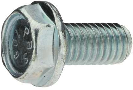 Reidl Sechskantschrauben mit Flansch 8 x 16 mm DIN 6921 10.9 galv. verzinkt farblos 10 Stück