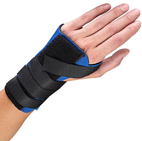 OTC Wrist Splint, Cock-up Style, Neoprene, Black, X-Large (Right Hand)