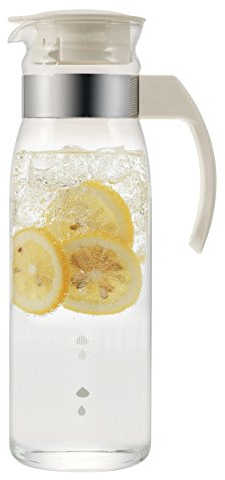 Hario Praktischer Aufbewahrungsbehälter, 1400 ml, cremefarben, RPLN-14-OW