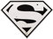 CHROMA 41500 Superman Shield Spritzgegossenes Chromfarbiges Emblem Aufkleber