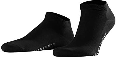 FALKE Men's Cool 24/7 Trainer Socks Cotton Black White More Colours Thin Light Colourful Ankle Socks With Cooling Effect Ideal For Summer Plain Pattern For All Occasions Work Or Casual Look 1 Pair