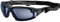 bolle SAFETY Rush+ Safety Glasses PLATINUM® with Assembled Foam and Strap, Black & Grey Frame, Twilight Lenses