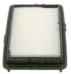 Bosch S3950 Car Air Replacement Filter | Separates Particles from the Air Intake - Moisture-resistant plus High Tensile Strength