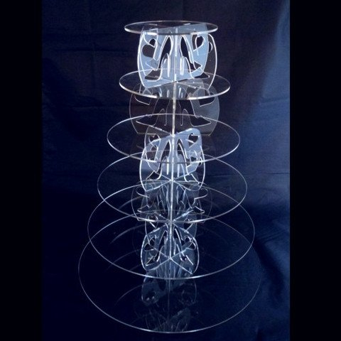 Super Cool Creations 6 tier high heels and hearts cake stand