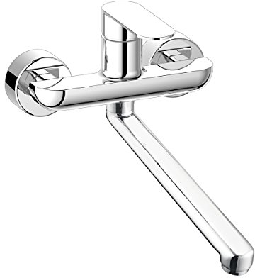 Grünblatt Wandarmatur Einhebelmischer Wasserhahn Wand küchenarmatur (Geradeauslauf)