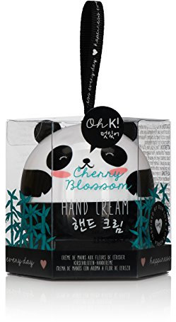 Oh K! Feuchtigkeitsspendende Handcreme – Kirschblüten-Handcreme in Panda-Form