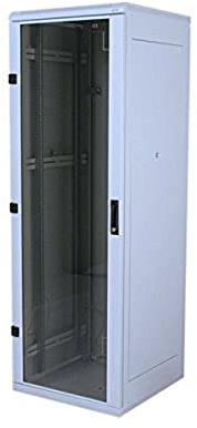 'Triton 19 Delta S Rack 27U/600 x 600, Glass Grey