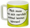 Sheepworld Tasse mit Spruch Nervlich Wortheld-Tasse, Porzellan, 45 cl, Grün | Tasse lustig, Sprüche-Tasse | 42475