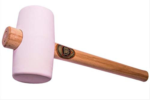 Thor 957W White Rubber Mallet Hammer Head - 3.1/2