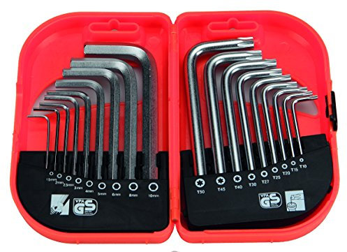RH 170622 Llaves allen y torx, Set de 18 Piezas