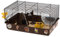 Ferplast Hamsterkäfig, Nagerkäfig PIRATES, Kleintierkäfig, Hamsterzubehör inklusive, 46 x 29,5 x h 23 cm.