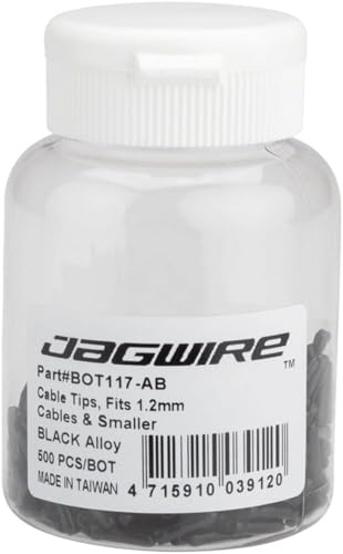 Jagwire Unisex Adult Cable Tips, Black, One Size