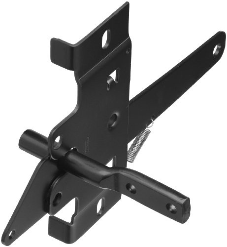 National Hardware National N199-158 Flush Mounted Gate Latch 6 Inch Black, Pack of 1
