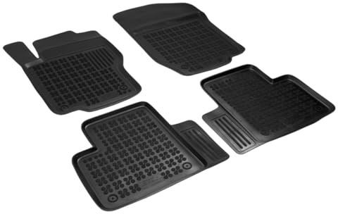 AZUGA 3D Gummi Fußmatten für Mercedes M-Klasse ML W164 ab 8/2005-10/2011 | rutschfest, wasserdicht, passgenau, TPE Gummimatten, hoher Rand Automatten, AZ10300153
