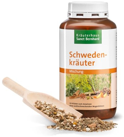 Sanct Bernhard Schwedenkräuter Kräutermischung mit 14 Kräutern zum Ansetzen, Inhalt 160 g