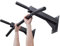vidaXL Klimmzugstange Türstange Reckstange Tür Turnstange für Türrahmen Bauchtrainer Türreck inkl Montagesatz Training Fitness Max Belastbarkeit 90 kg