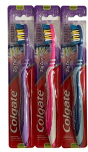 COLGATE ZIZ-ZAG TOOTHBRUSH X 3