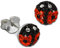 SilberDream orange Marienkäfer Ohrringe Zirkonia 925 Silber Ohrstecker GSO604O Silber Ohrstecker