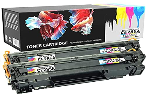 Prestige Cartridge CE285A 2-er Pack Toner kompatibel für HP Laserjet Pro P1102 P1102W M1210 M1210MFP M1212 M1212NF M1213NF M1217NFW M1130 M1132 M1132MFP M1134 M1134MFP M1136 M1136MFP P1100 P1104