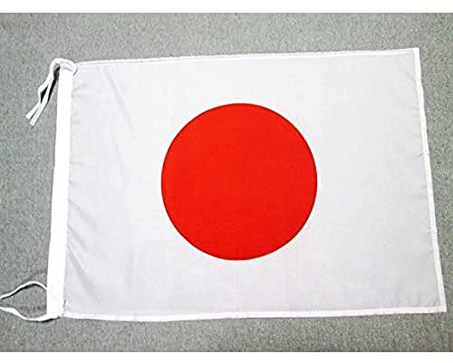 AZ FLAG - Drapeau Japon - 45x30 cm - Pavillon Japonais Polyester Léger Avec Deux Cordelettes - 20g