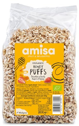 Amisa Organic Spelt Honey Poppies 200g