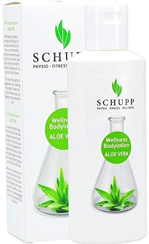 Schupp Wellness Bodylotion Aloe Vera, 200ml - Massage Creme für perfekte Pflege - samtig weiche Haut ohne Spannungsgefühl - Made in Germany