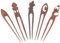 Épingle à cheveux en bois (bois de sonor) - Accessoire pour cheveux - Quantité : 1 pièce