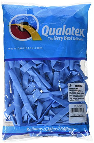 Qualatex 44043 Luftballons, Gummi, Hellblau