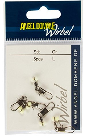 Angel Domäne Laufposen Adapter mit Wirbel, Gr. L, 5 Stück